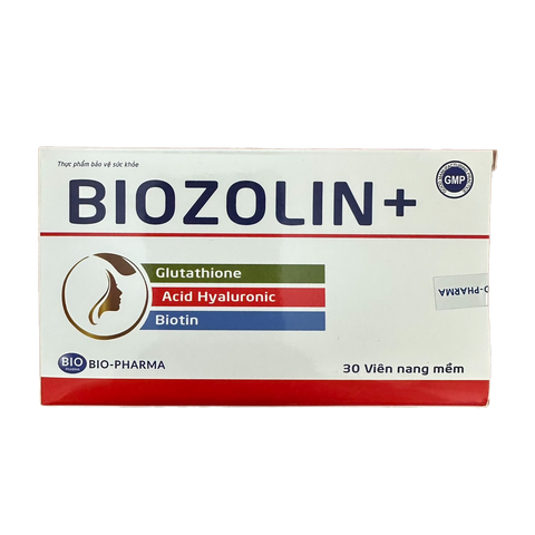 Viên Uống Biozolin + Hỗ Trợ Chống Lão Hoá Da, Làm Đẹp Da - Hộp 30 Viên