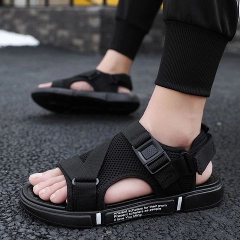 Dép xăng đan nam thoáng khí khử mùi, giày sandal rẻ đẹp cho sinh viên, học sinh - Chất lượng cao cấp, đủ size