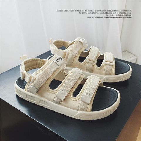 Dép sandal FiTing nam nữ quai dán thời trang mới - Giày xăng-đan dễ phối đồ, phong cách trẻ trung, tiện lợi cho mùa hè