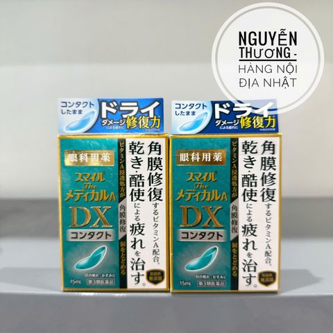 Nước Nhỏ Mắt Lion Smile 40 Premium DX - Chăm Sóc Mắt Cao Cấp Nhật Bản, Giảm Khô Mắt & Mệt Mỏi, Thiết Kế Tiện Lợi, Xanh Dương