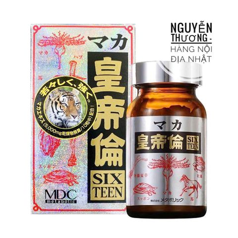 Viên uống Maka Sixteen Nhật Bản - Thực phẩm chức năng hỗ trợ sức khỏe, tăng cường sức đề kháng và cải thiện tiêu hóa