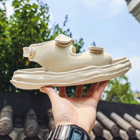 Dép Sandal Ulzzang Cao Cấp 2 Quai Nam Nữ - Xăng-đan Đế Thấp Kiểu Dáng Đơn Giản, Thời Trang và Sang Trọng