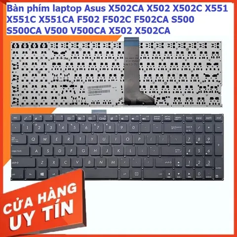 Bàn phím laptop Asus X502CA, X502, X551, F502 - Hàng Zin, Mới, Phù hợp với nhiều mẫu máy Asus