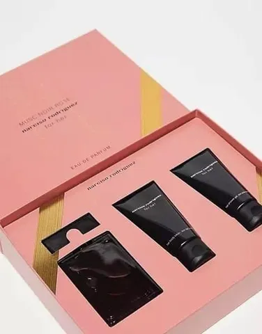 Set Nước Hoa Narciso Rodriguez For Her Musc Noir Rose 50ml - Lotion và Gel Dưỡng Da 50ml - Hương Thơm Quyến Rũ, Sang Trọng