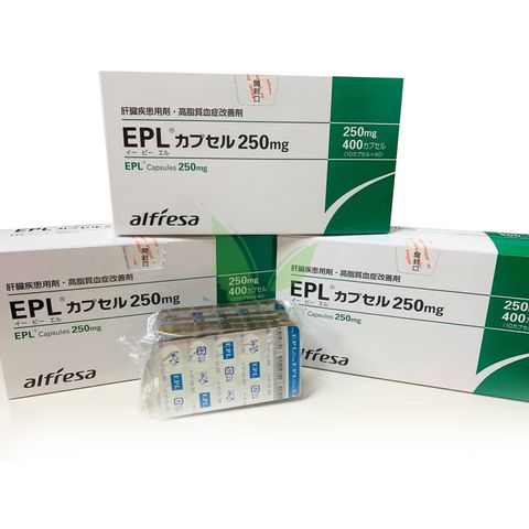 Viên uống giảm gan nhiễm mỡ EPL 250mg Alfresa Japan 400 viên
