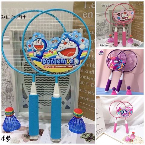 Bộ Vợt Cầu Lông Mini Cho Bé Kèm 2 Quả Cầu - Đồ Chơi Vận Động Phát Triển Kỹ Năng & Tăng Chiều Cao