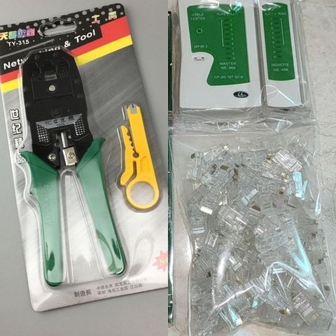 Kìm Bấm Mạng Chất Lượng - Thiết Bị Test Mạng Cho Gia Đình, Dụng Cụ Lắp Đặt Hạt Mạng Tiện Lợi
