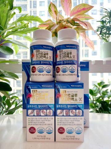 Viên uống bổ khớp Kwangdong Glucosamine Hàn Quốc - Thực phẩm chức năng hỗ trợ xương khớp, 180 viên cải thiện vận động và sức khỏe khớp.