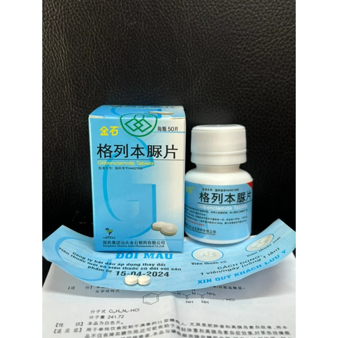 Viên Tiểu Đường Trung Quốc 50 Viên - Hỗ Trợ Hạ Đường Huyết Cho Người Bị Tiểu Đường 1 & 2, Ngăn Ngừa Biến Chứng