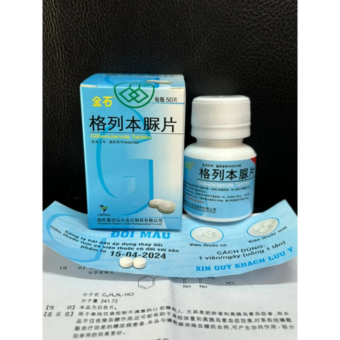 Viên Tiểu Đường Trung Quốc 50 Viên - Hỗ Trợ Hạ Đường Huyết Cho Người Bị Tiểu Đường 1 & 2, Ngăn Ngừa Biến Chứng