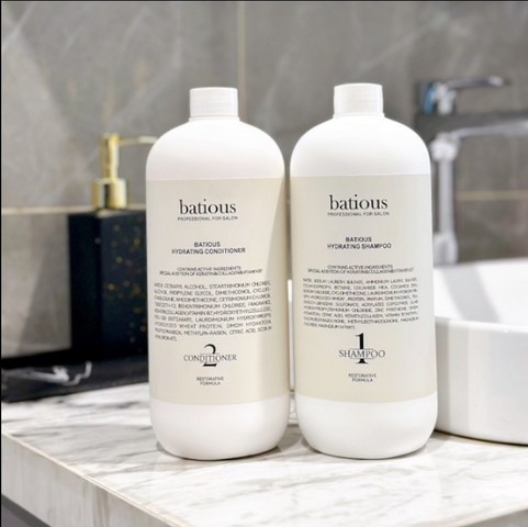 Cặp Dầu Gội Xả Batious 500ml & 960ml - Bảo Vệ Ngăn Ngừa Rụng Tóc Từ Thiên Nhiên, Dưỡng Ẩm Mềm Mượt, Chăm Sóc Tóc Hư Tổn