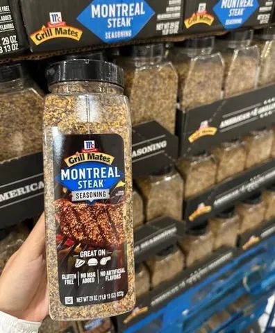Gia Vị Ướp Thịt Bò Grill Mates Montreal Steak 822g - Gia Vị Nguyên Chất Tăng Hương Vị Món Steak Thơm Ngon Đậm Đà