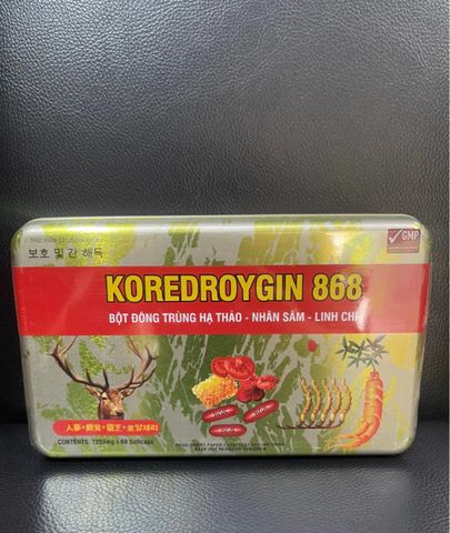 Viên Sâm Hàn Quốc ROYGIN 868MG - Tăng Cường Sức Khỏe và Thể Lực - Hỗ Trợ Người Già Suy Nhược, Nâng Cao Đời Sống Tinh Thần