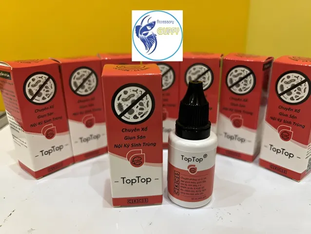Bộ Ba Dưỡng Cá Antistress ParaKill Toptop 20ml - Giúp Phòng Nấm, Giảm Căng Thẳng Cho Cá Cảnh