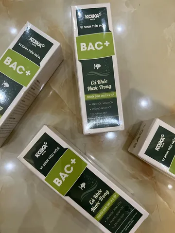 Men Tiêu Hóa KOIKA BAC+ (105ml) - Giúp Cá Cảnh Lớn Nhanh, Chống Tình Trạng Đường Ruột và Nấm Bệnh