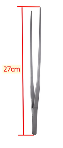Bộ Nhíp Thủy Sinh Thẳng & Cong - Dụng Cụ Trồng Cây & Gắp Thức Ăn Hồ Cá - Kích Thước 27-47cm, Chất Liệu Thép Không Rỉ