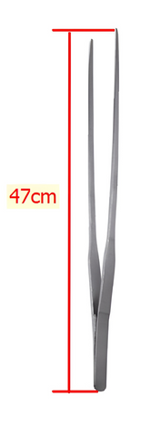 Bộ Nhíp Thủy Sinh Thẳng & Cong - Dụng Cụ Trồng Cây & Gắp Thức Ăn Hồ Cá - Kích Thước 27-47cm, Chất Liệu Thép Không Rỉ