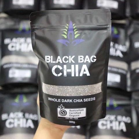 Hạt Chia Đen 500G - Thực Phẩm Dinh Dưỡng Từ Thiên Nhiên, Giúp Cải Thiện Sức Khỏe Tim Mạch và Tiêu Hóa