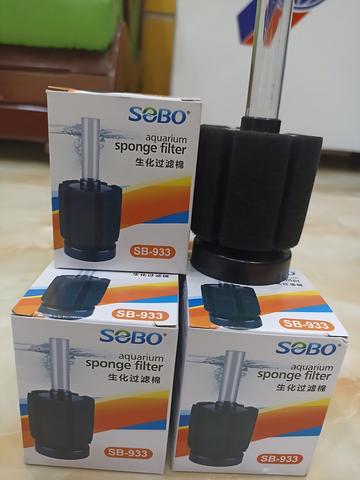 Lọc Sủi Mini SOBO SB-933 & SB-833 - Lọc Vi Sinh Cho Hồ Cá Cảnh Dưới 100L, Giữ Nước Trong Sạch & Cung Cấp Oxy