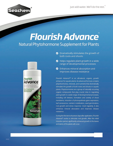Phân nước thủy sinh Seachem Flourish Advance 100ml/250ml - Phụ gia phát triển cây thủy sinh, kích thích rễ và tăng trưởng nhanh chóng