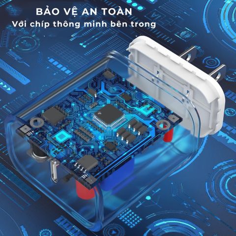 Bộ Sạc Nhanh PD3.0 20W Cổng Type C cho iPhone, Samsung, LG, Sony - Bảo Hành 6 Tháng, Sạc Nhanh Chỉ 30 Phút