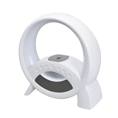 Loa Bluetooth Đa Năng Hẹn Giờ - Sạc Không Dây 15W, Chất Âm Hay, Đồng Hồ Thời Gian & Đèn Ngủ Thông Minh