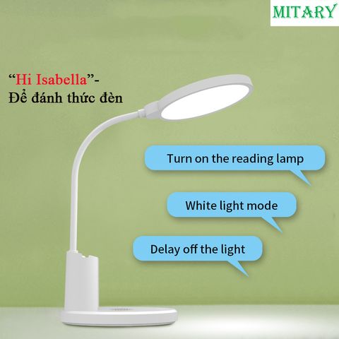 Đèn bàn học chống cận, thông minh AI, điều khiển bằng giọng nói, cảm ứng  công suất 10W