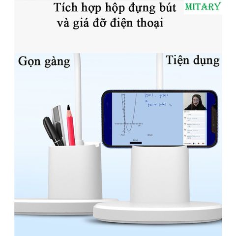 Đèn bàn học chống cận, thông minh AI, điều khiển bằng giọng nói, cảm ứng  công suất 10W