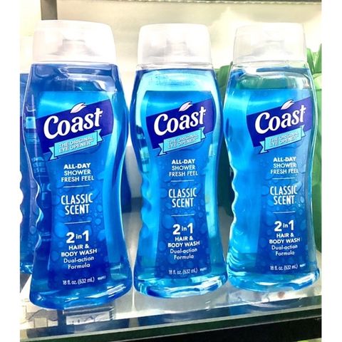 Tắm Gội Coast 2In1 532ml (Mẫu Mới)