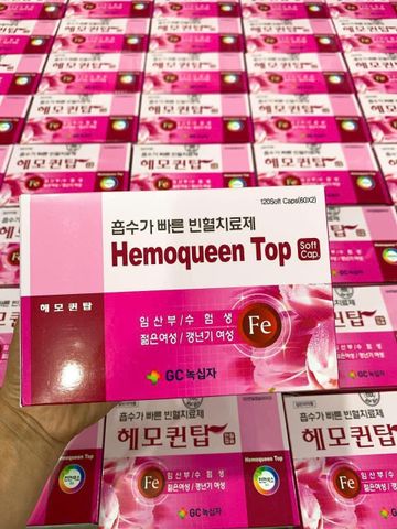 Viên Uống Bổ Sung Sắt Hemoqueen Hàn Quốc 120v - Tăng Cường Hồng Cầu, Dinh Dưỡng Giúp Phụ Nữ Mang Thai Và Phục Hồi Sức Khỏe
