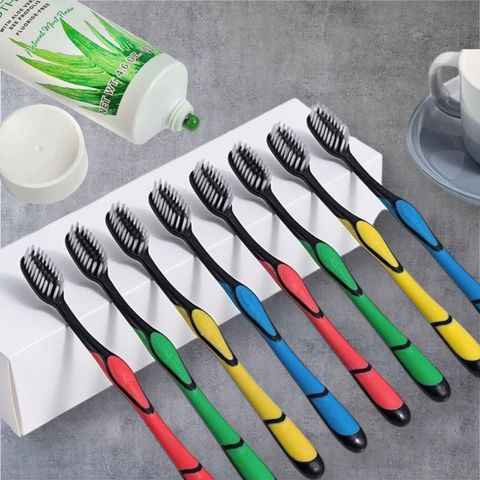 Bàn Chải Đánh Răng Bossi Hàn Quốc - Lông Than Hoạt Tính Tiêu Diệt Vi Khuẩn, Làm Sạch Sâu, An Toàn Cho Nướu Răng