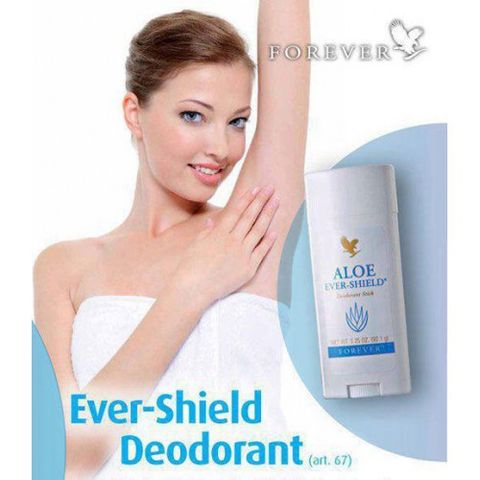 Sáp Khử Mùi Lô Hội Forever Aloe Ever Shield 067 FLP - Kháng Khuẩn, Đảm Bảo Sạch Sẽ, Không Vàng Áo, 92.1g