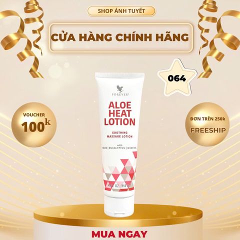 Dầu Nóng Lô Hội Forever 064flp - Chất Làm Mềm Da Giúp Giảm Đau Nhức Cơ Bắp và Thư Giãn Sau Thể Thao 250ml