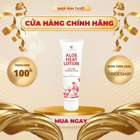 Dầu Nóng Lô Hội Forever 064flp - Chất Làm Mềm Da Giúp Giảm Đau Nhức Cơ Bắp và Thư Giãn Sau Thể Thao 250ml