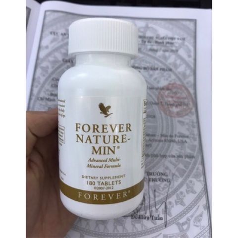 Viên Sủi Forever Nature Min 037 - Bổ Sung Khoáng Chất, Hỗ Trợ Sức Khỏe Xương Chất Lượng Từ Mỹ - 180 Viên/hộp
