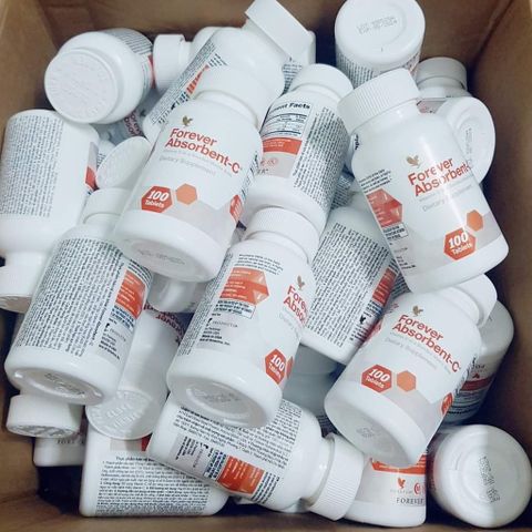 Combo 5 Lọ VIÊN BỔ SUNG DINH DƯỠNG FOREVER ABSORBENT-C - VITAMIN C TỰ NHIÊN 048flp
