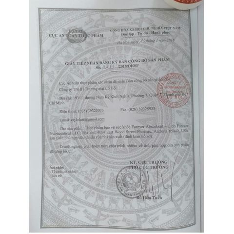 Combo 5 Lọ VIÊN BỔ SUNG DINH DƯỠNG FOREVER ABSORBENT-C - VITAMIN C TỰ NHIÊN 048flp