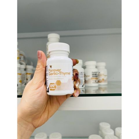 Viên Tỏi Đen Forever Garlic-Thyme 100v/lọ - Tăng cường miễn dịch, hỗ trợ sức khỏe tim mạch và giảm mỡ máu tự nhiên