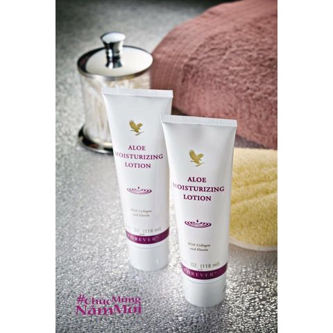 Kem Dưỡng Ẩm Aloe Vera - Lotion Dưỡng Ẩm Cơ Thể và Tay Mềm Mịn, An Toàn, Không Chứa Lanolin, 063flp