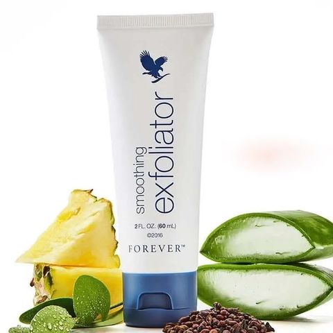 Sữa Rửa Mặt Tẩy Tế Bào Chết Lô Hội Forever Smoothing Exfoliator 60ml - Giúp Da Mịn Màng, Tươi Trẻ, Chăm Sóc Da Hàng Ngày