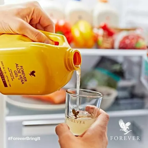 Nước Uống Dinh Dưỡng Forever Aloe Vera Gel 015flp - Gel Nha Đam Tự Nhiên Bổ Sung Chất Xơ và Vitamin, Làm Đẹp Da và Thanh Lọc Cơ Thể