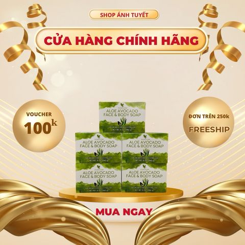 Combo 5 Xà Phòng Avocado Làm Sạch Mặt & Cơ Thể 284 Flp - Giúp Dưỡng Ẩm, Làm Trẻ Hóa Da Từ Thiên Nhiên, An Toàn Cho Tất Cả Các Loại Da