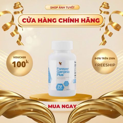 Viên Uống Giảm Cân Forever Garcinia Plus - Hỗ Trợ Kiểm Soát Cảm Giác Thèm Ăn, Duy Trì Vóc Dáng, 70 Viên/lọ