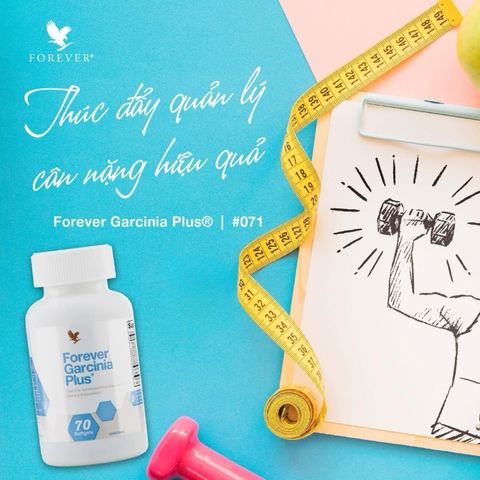 Viên Uống Giảm Cân Forever Garcinia Plus - Hỗ Trợ Kiểm Soát Cảm Giác Thèm Ăn, Duy Trì Vóc Dáng, 70 Viên/lọ