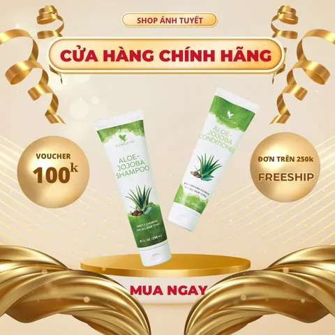 Dầu gội và xả Lô Hội 640 & 641 - Chăm sóc tóc khỏe đẹp, ngăn rụng tóc, bảo vệ da đầu - Chính Hãng FLP