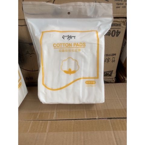 Bông Tẩy Trang Mềm Mịn 222 Miếng - Cotton Pads 3 Lớp Cao Cấp, Dùng Tẩy Trang và Dưỡng Da Thoải Mái