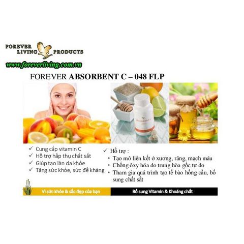1 Viên Vitamin C Lô Hội Dùng Thử Forever Absorbent_C #048Flp