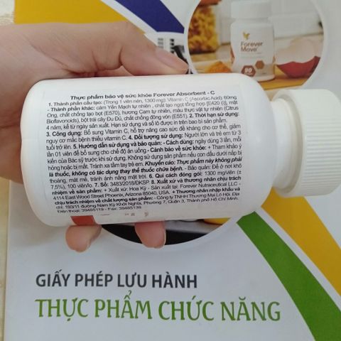 1 Viên Vitamin C Lô Hội Dùng Thử Forever Absorbent_C #048Flp