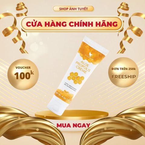 Kem Dưỡng Ẩm Làm Sáng Da Aloe Propolis - Hỗ Trợ Da Mụn, Giữ Ẩm, Phục Hồi Da Tươi Mát, Phù Hợp Với Mọi Loại Da