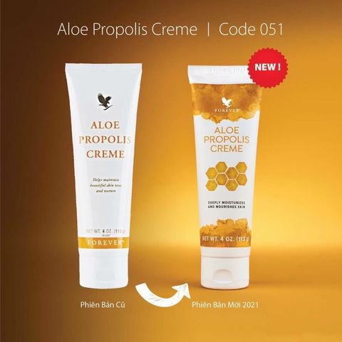 Kem Dưỡng Ẩm Làm Sáng Da Aloe Propolis - Hỗ Trợ Da Mụn, Giữ Ẩm, Phục Hồi Da Tươi Mát, Phù Hợp Với Mọi Loại Da